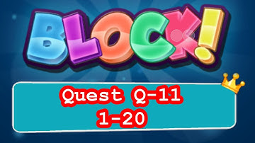 BLOCK! Quest Q-11 Level 1-20 - Lösung Solution Walkthrough