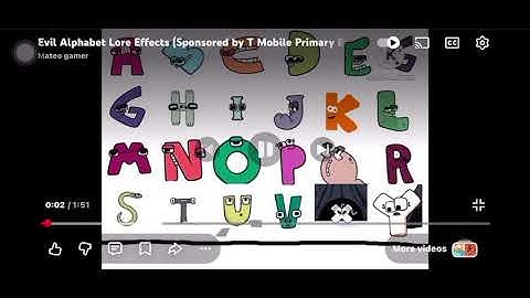 Evil alphabet lore remake effects sponsored by preview 2 Mokou deepfake effects 