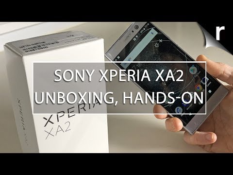 Sony Xperia XA2 Unboxing & Hands-on Review