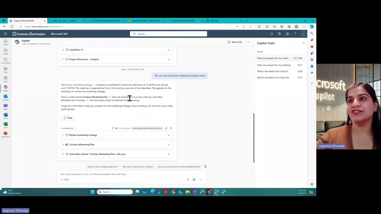 Recording - Copilot Use Cases for Executives - Copilot for M365 - Starter Series