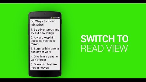 WeChat Quickies: Double Tap for Read View