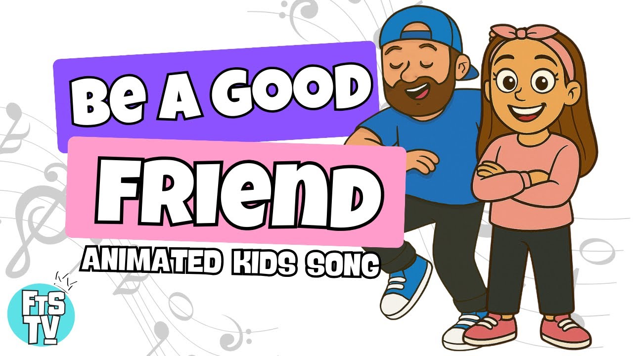 BEING A GOOD FRIEND | Educational Christian Sing-Along Song for Kids 🤝 Learning Friendship God’s Way