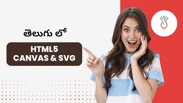 HTML5 Canvas & SVG in Telugu for beginners  | How to use in Real-Time