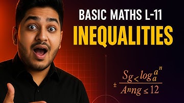 Basic Maths L-11 | Logarithm Inequalities | Modulus Inequalities | JEE Main & Advanced