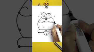 How To Draw Doraemonfrom 4x4 Dots Easy  4x4 Dots Doraemon Drawing Simplecartoon Drawing shorts