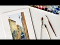 Morning In Marseille Loose Watercolor | Enterclass Lesson with Sergei Kurbatov