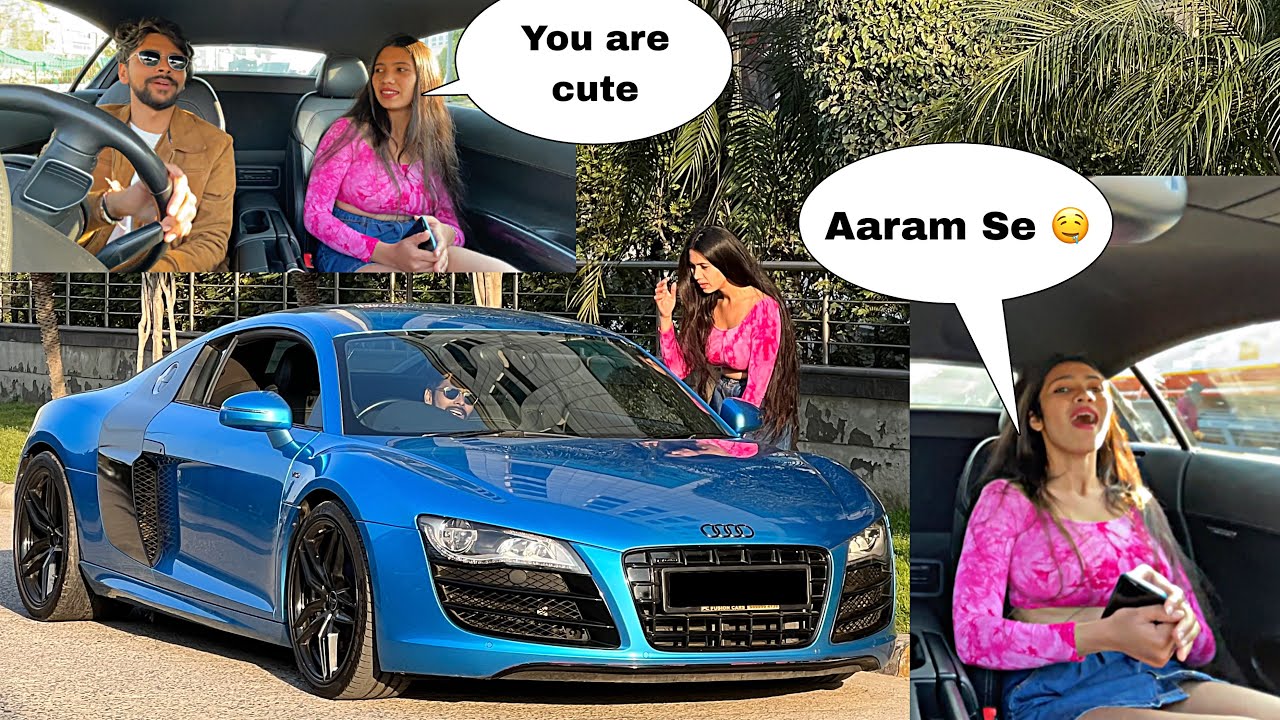 Audi R8 Uber Prank | Picking Up Uber Rides In Supercar 🔥 | Corrupt Tuber