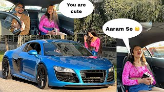 Audi R8 Uber Prank | Picking Up Uber Rides In Supercar 🔥 | Corrupt Tuber