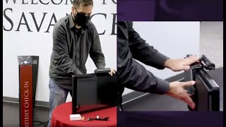 Savance Kiosk Installation Series - 6 - Installing the UVC Light and Bracket