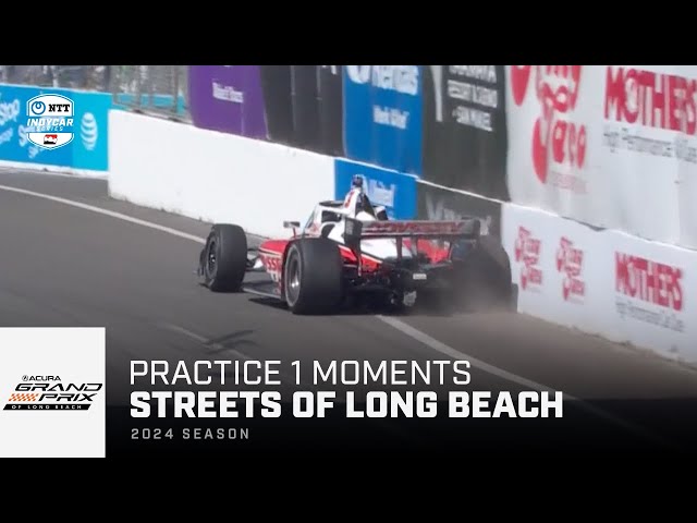 Top moments from Practice 1 // 2024 Acura Grand Prix of Long Beach | INDYCAR class=