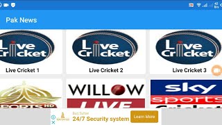 Live Streaming World Cup Cricket || Easy And Fast Play \ FREE Application On Android to Iphone screenshot 2