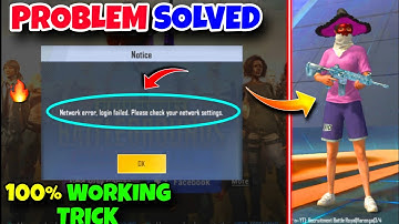 Network Error Login Failed Please Check Your Network Settings Pubg Lite| Pubg Lite New update 0.28.0