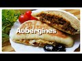 Recette Pain Farcis aux Aubergines Cuits à la Poêle / Eggplant recipe