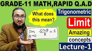5.Grade-11 Trigonometric limit || lecture-1 || NEB math || amazing concept || watch in 1080p