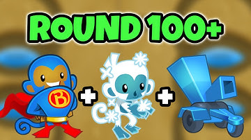 This Bloonchipper Late Game Strategy SHERDS Round 100+ ZOMGS! (Bloons TD Battles)