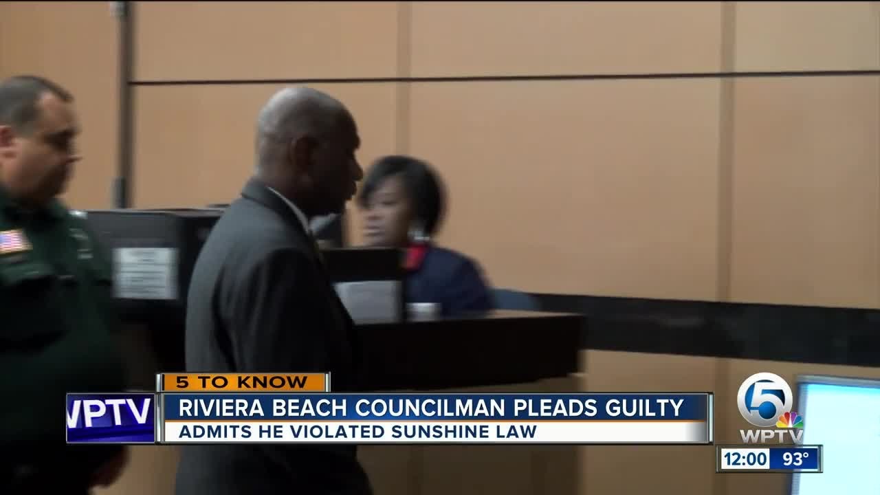 Former Riviera Beach Councilman Bruce Guyton admits to violating ...