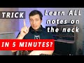 Secret how to learn all notes on the guitar IN 5 MINUTES