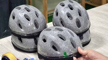 Interesting Safety Helmet Manufacturing Process. ABS Plastic Hard Hat Factory in Korea