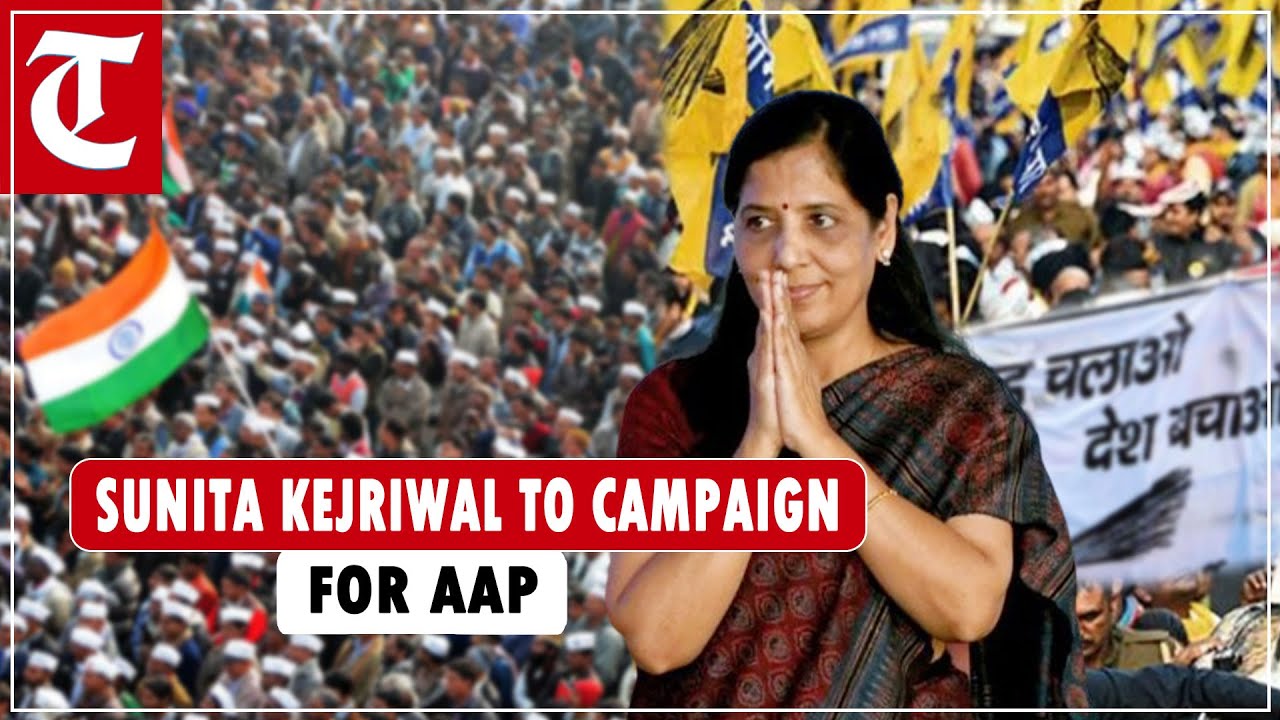Sunita Kejriwal to spearhead AAP campaign in Delhi and elsewhere - YouTube