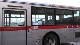 ５９系統旭岡中学校前行きT4480元東急バス日産ディーゼルノンステップバス。