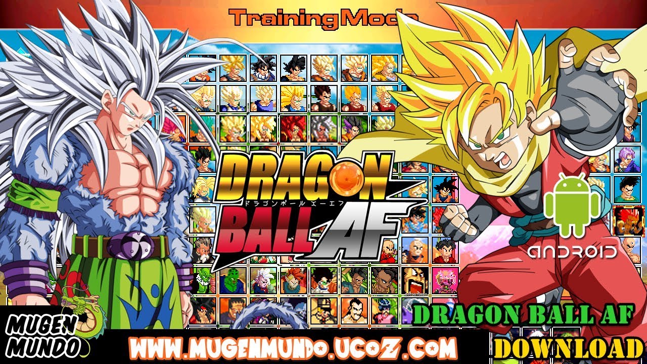 Dragon Ball Af 2018 (247 Chars) (Download) #Mugen #Androidmugen  #Mugenandroid #Mugenandroid - Youtube