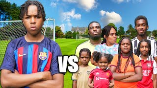 I Challenged My Entire Family to a 1v1 Football Match