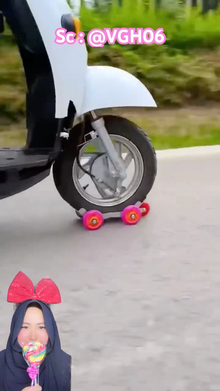 SEPATU RODA UNTUK MOTOR MULTIFUNGSI ⁉️? @VGH06 #shorts #funny #dubbing