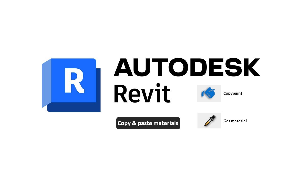 copy & paste materials in revit - YouTube