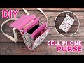 DIY CELL PHONE PURSE BAG | Lovely Crossbody Bag Tutorial [sewingtimes]