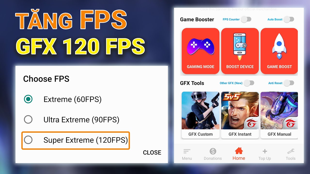 Photo of NEW GFX FPS | Tăng 60 FPS Khi Chơi Game PUBG, Free Fire, Liên Quân Mobile