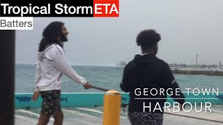 Tropical Storm ETA Batters George Town Cayman | Driving in a Storm | Eta Floods Cayman Roads