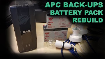 APC Back-UPS Pro 900 krijgt nieuwe batterijen en herkalibratie - herbouw van batterijpakket, Yuas...
