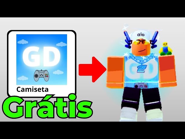 Como fazer T-shirt no Roblox personalizada com nome do canal, de graça! Use  ou Venda✨📱🖥✨Hey Misty 