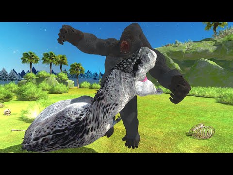 Welcome to Skull island! (King kong 2005) - Animal Revolt Battle Simulator
