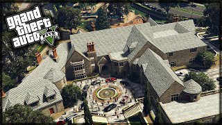 GTA 5 - Tour of the Playboy Mansion | Huge Party and CRAZY Interior!