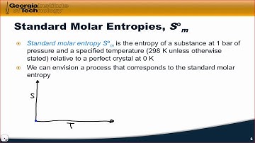 The Third Law and Standard Molar Entropies | OpenStax Chemistry 2e 16.3