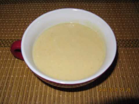 Видео рецепт Суп-пюре из цветной капусты с сыром