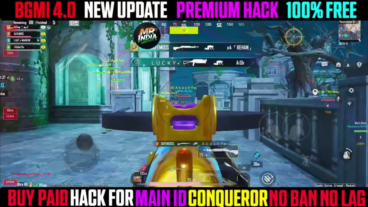 BGMI 4.0 iOS Hack Latest 2025 | Safe For Main ID | Direct Install BGMI Skin Hack iPhone BGMI 4.0