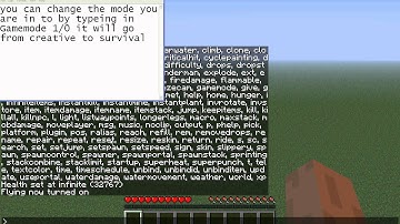 Minecraft Singleplayer Chat Commands  (Still working for newer versions)