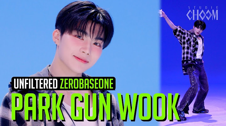 [UNFILTERED CAM] ZEROBASEONE PARK GUN WOOK(박건욱) 'BLUE' 4K | STUDIO CHOOM