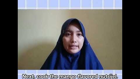 How to Make Mango Sago-Procedure Text