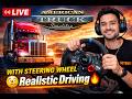 🚛 LIVE 🚨 THIS DRIVE IS INSANE… Steering Wheel FULL REALISM 😳🔥