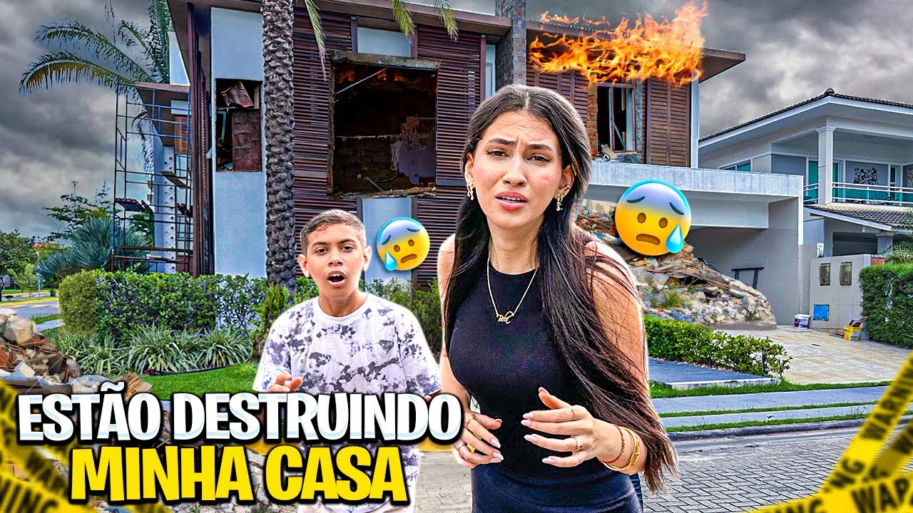 ESTÃO DESTRUINDO a CASA da BELA BAGUNÇA !!!