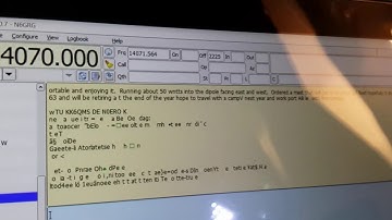 uBITX using FLDIGI RX fm N6GRG + dso38 + PSK31 HF DIGITAL