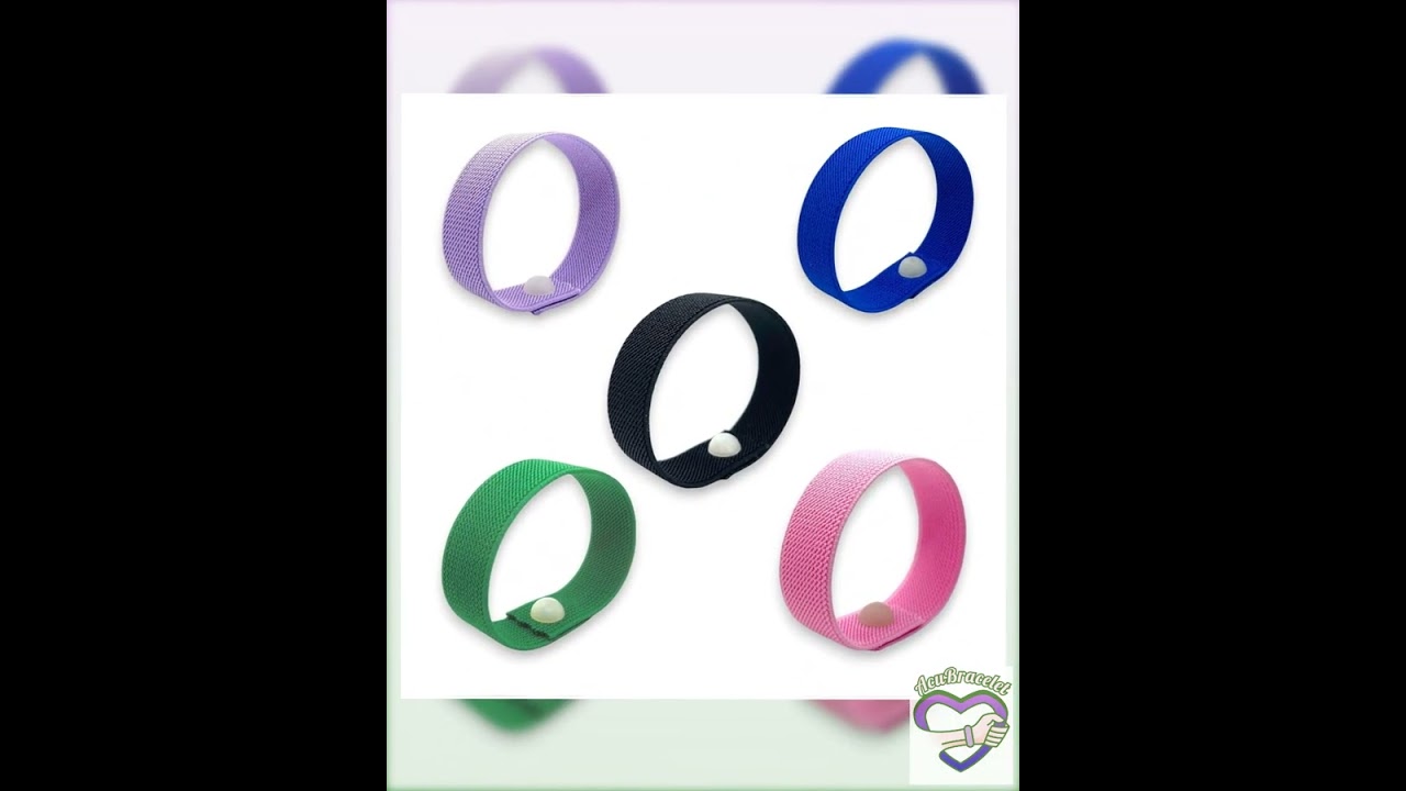 Rubber Band Snap Bracelet – Stress and Anxiety Support – Singles/ 5 Pack