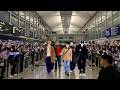 KIM TAEHYUNG And BTS Surprise Fans Upon Arrival At Stanford Airport 