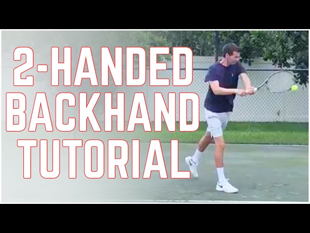 How to Hit the Two Handed Backhand | Tennis Technique class=