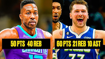 NBA "HISTORICAL Stat Lines" MOMENTS