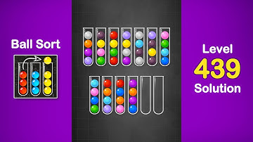 Ball Sort Puzzle Solution Level 439