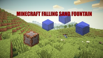 Minecraft Water Fountain With /summon